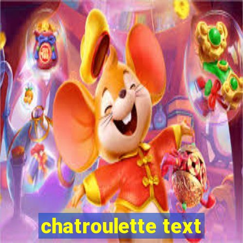 chatroulette text